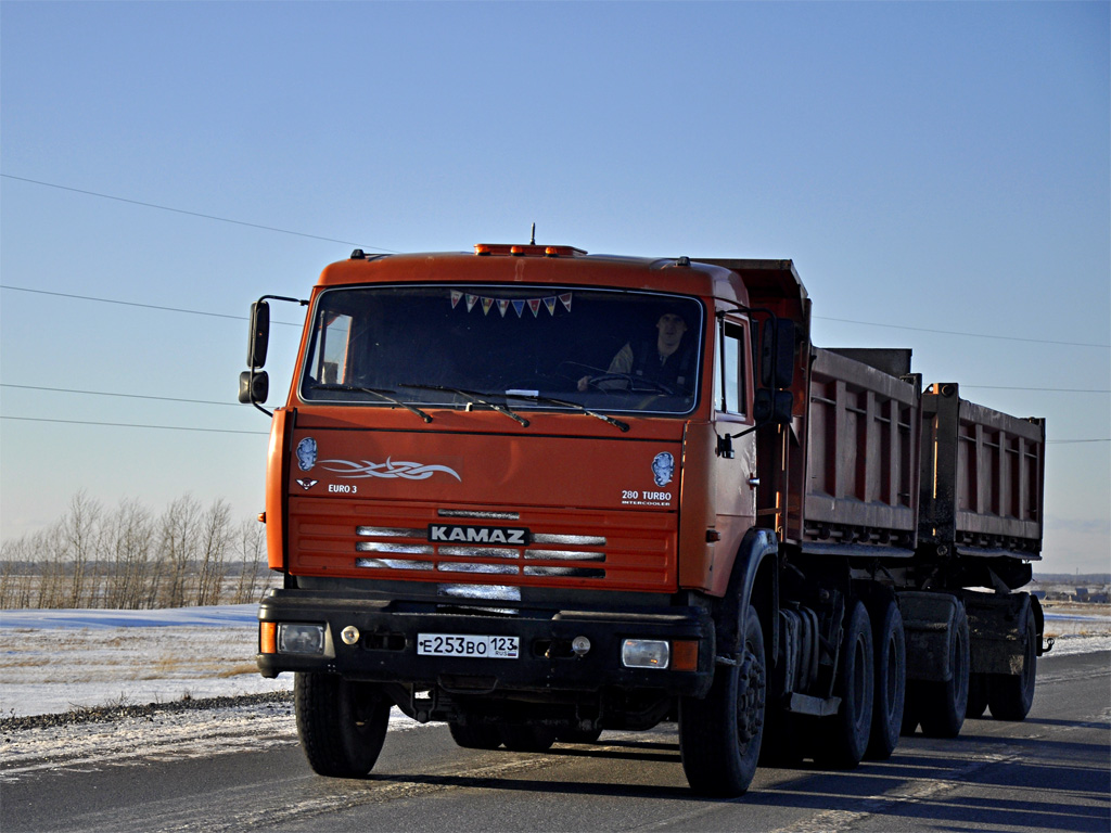 Краснодарский край, № Е 253 ВО 123 — КамАЗ-65115 (общая модель)