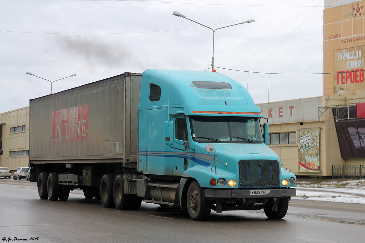 Саха (Якутия), № Х 839 ЕР 14 — Freightliner Century Class