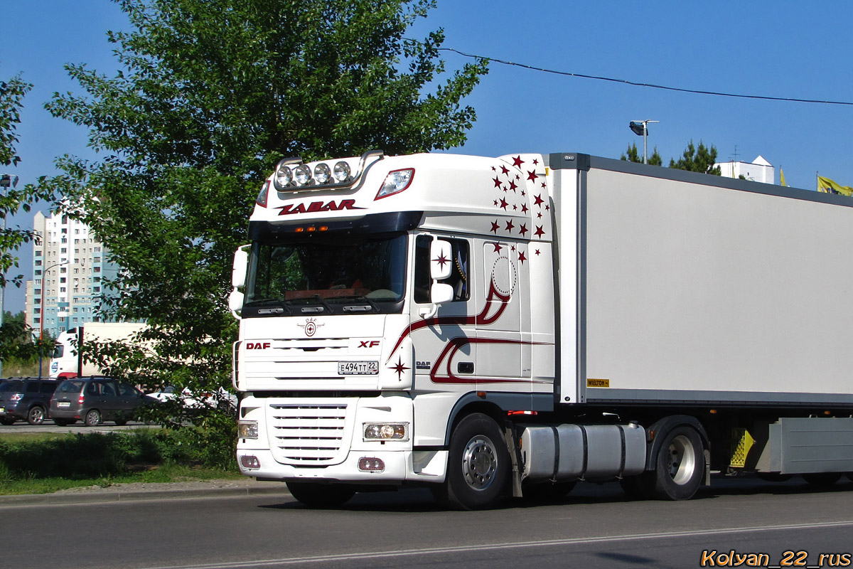 Алтайский край, № Е 494 ТТ 22 — DAF XF105 FT