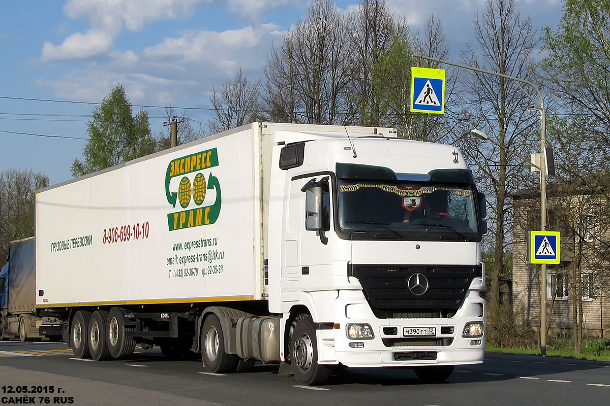 Брянская область, № М 390 ТТ 32 — Mercedes-Benz Actros ('2003)