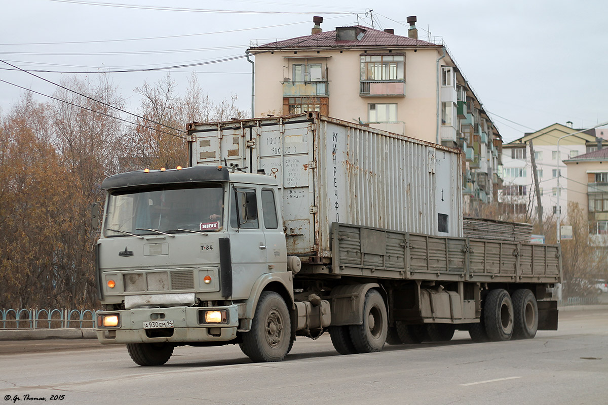 Саха (Якутия), № А 930 ЕМ 14 — МАЗ-5432 (общая модель)