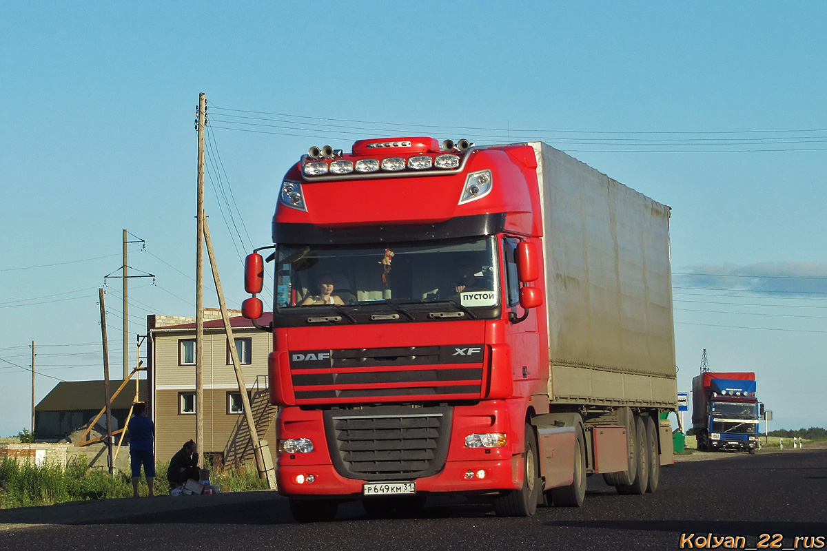 Белгородская область, № Р 649 КМ 31 — DAF XF105 FT