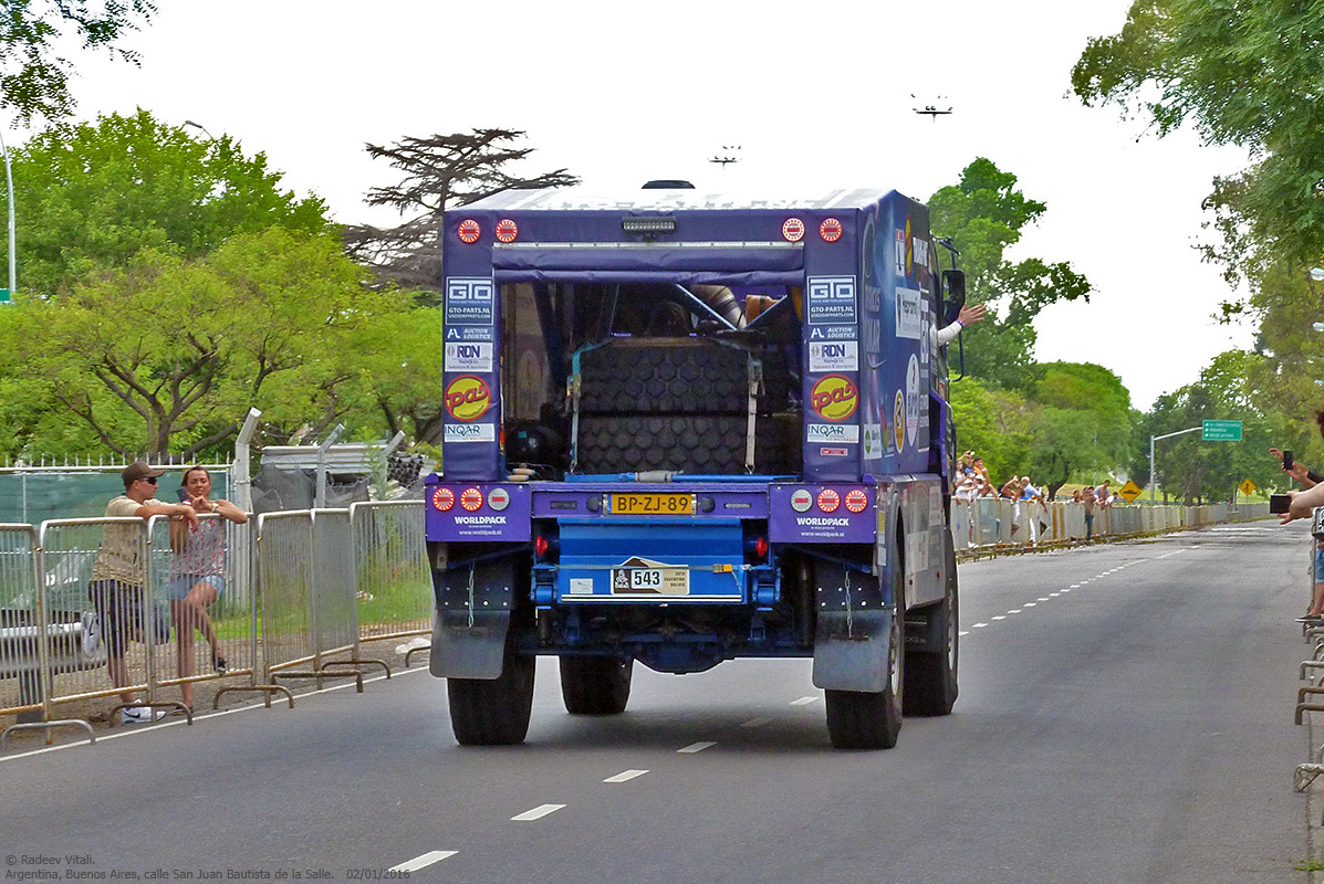 Нидерланды, № BP-ZJ-89 — DAF (общая модель); Ралли Дакар (Аргентина)