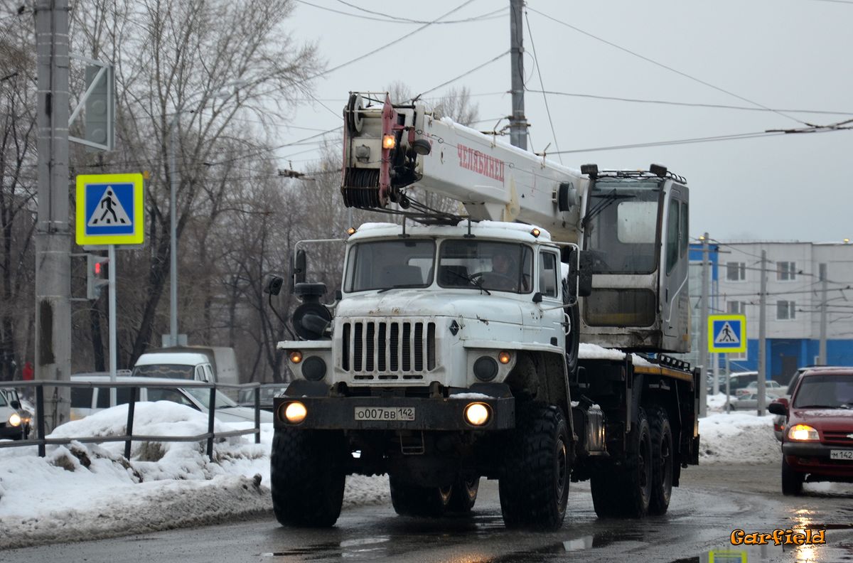 Кемеровская область, № О 007 ВВ 142 — Урал-4320-40