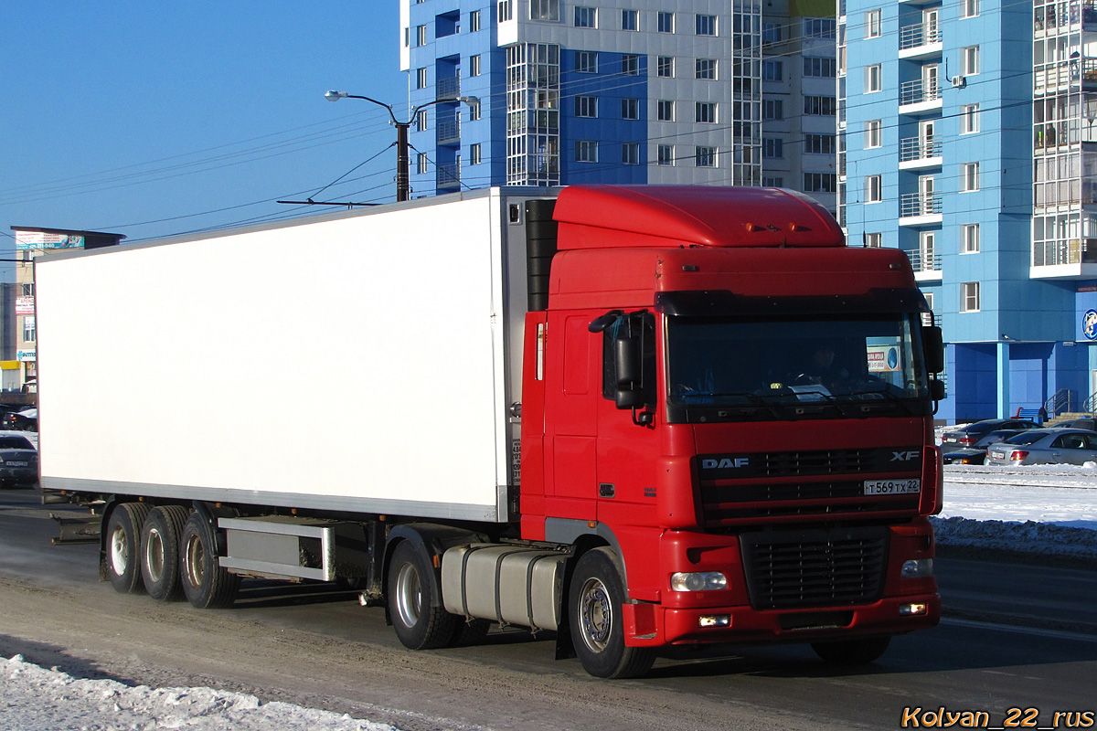 Алтайский край, № Т 569 ТХ 22 — DAF XF95 FT