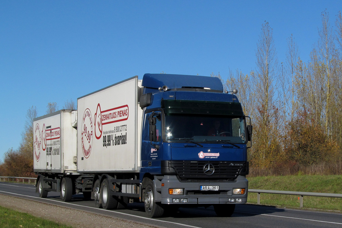 Литва, № ARA 361 — Mercedes-Benz Actros ('1997)