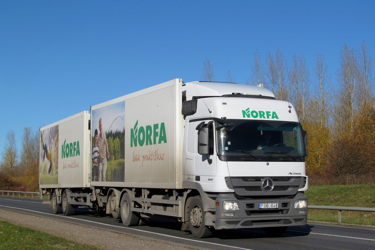 Литва, № FGB 048 — Mercedes-Benz Actros ('2009) 2541