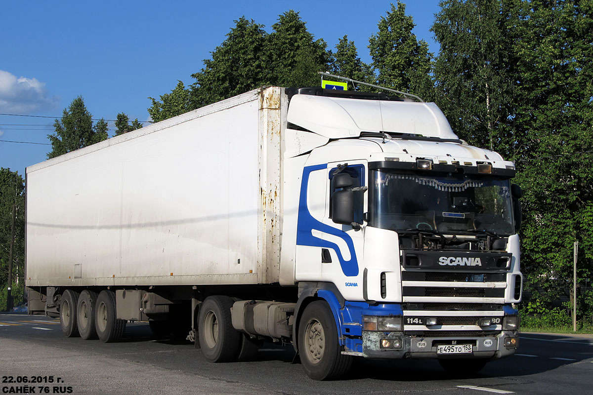 Нижегородская область, № Е 495 ТО 152 — Scania ('1996) R114L