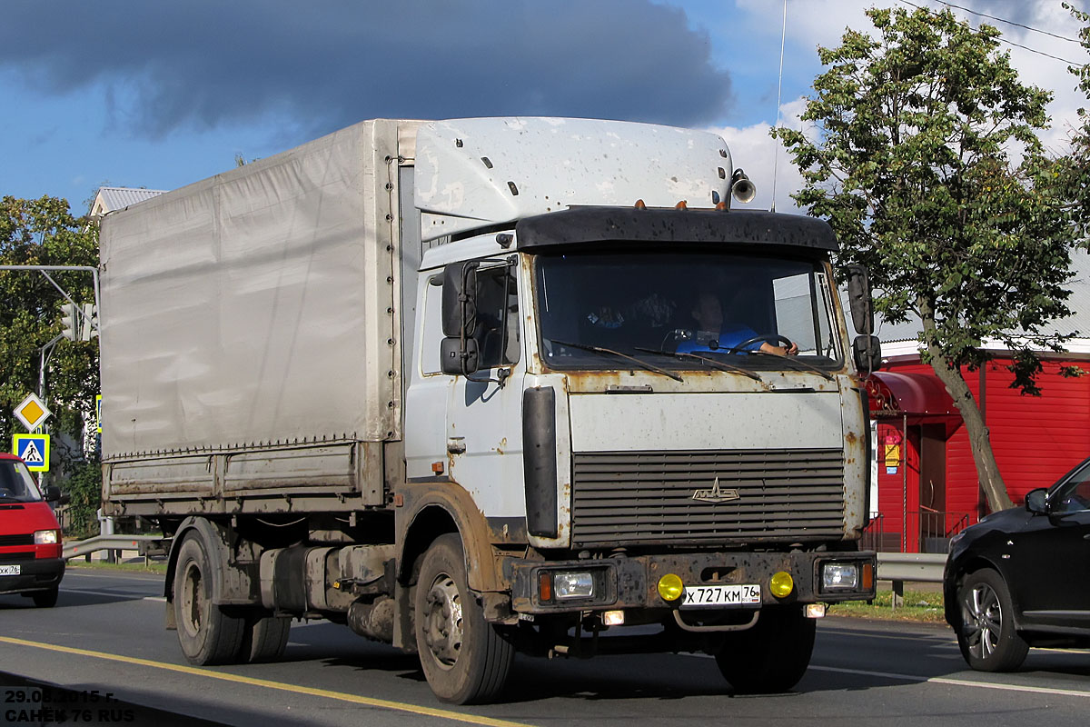 Ярославская область, № Х 727 КМ 76 — МАЗ-53363