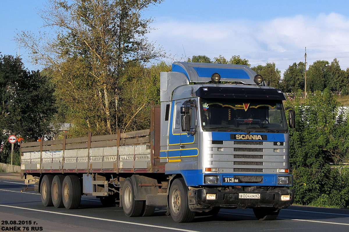 Смоленская область, № В 004 КМ 67 — Scania (III) R113M