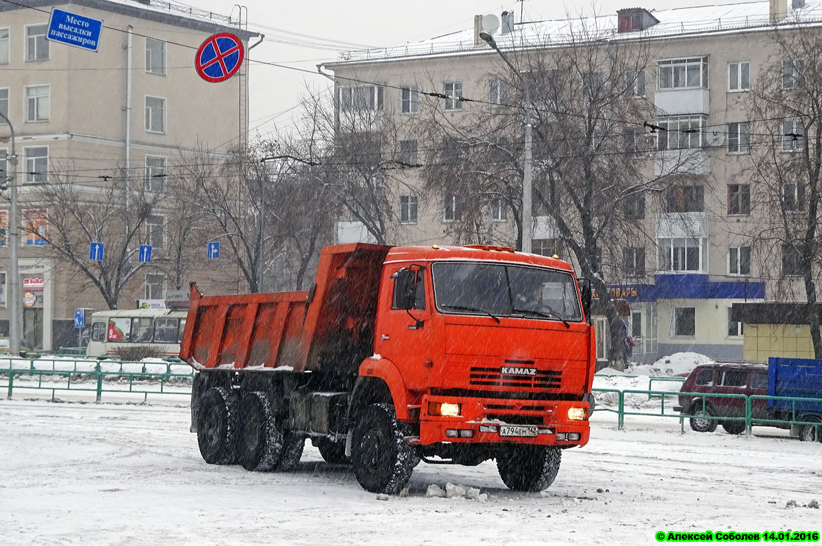 Кемеровская область, № А 794 ЕМ 142 — КамАЗ-65111 [651110]