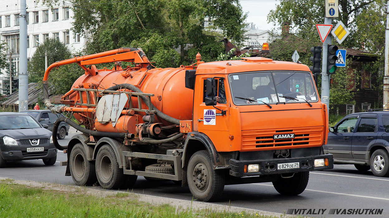 Архангельская область, № Е 829 ОЕ 29 — КамАЗ-53215-15 [53215R]