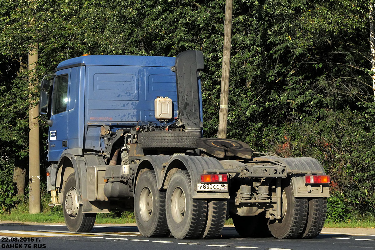 Ханты-Мансийский автоном.округ, № У 830 СО 86 — Mercedes-Benz Actros ('2003) 3336