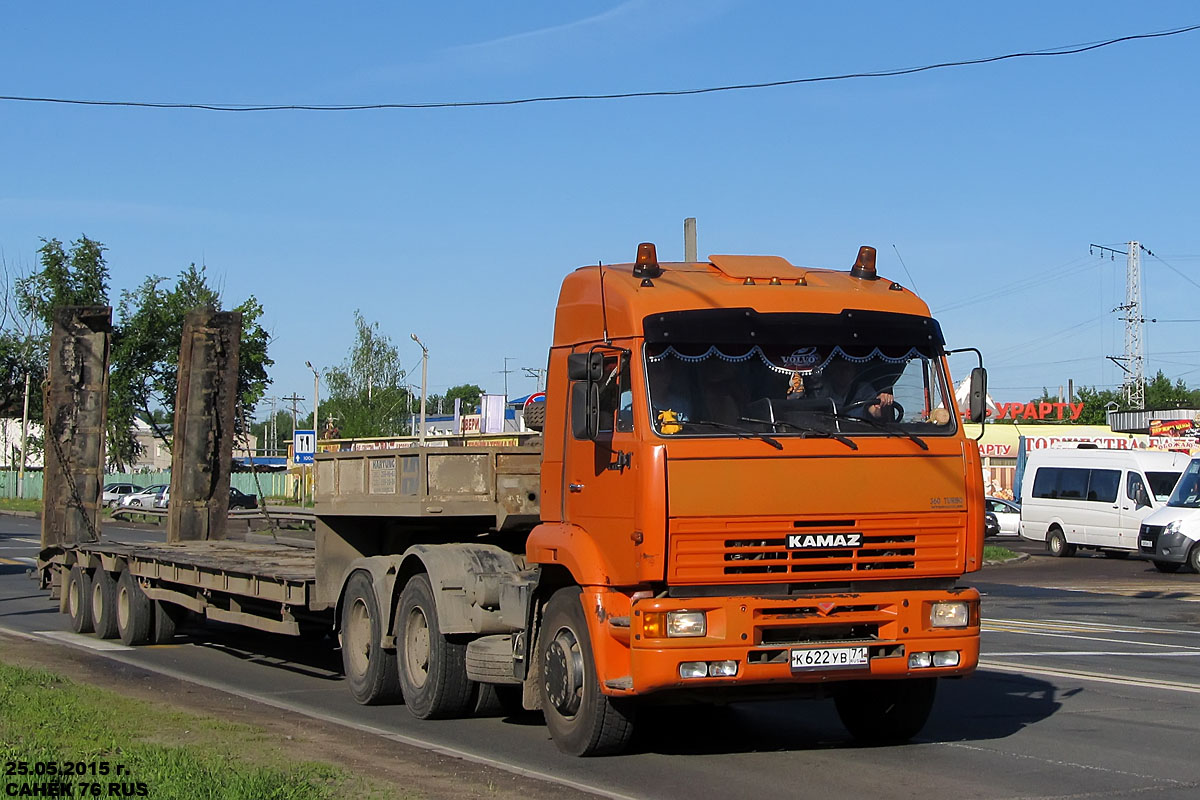 Тульская область, № К 622 УВ 71 — КамАЗ-6460 [646000]