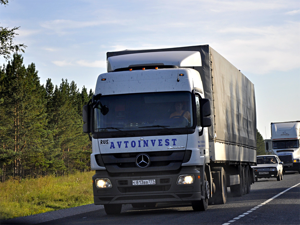 Москва, № С 813 ВВ 777 — Mercedes-Benz Actros ('2009) 1844