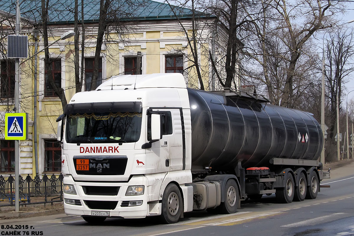 Ярославская область, № Х 203 ЕН 76 — MAN TGX ('2007) 18.440