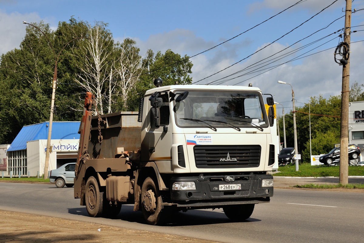 Тульская область, № Р 268 ЕУ 71 — МАЗ-5550B2