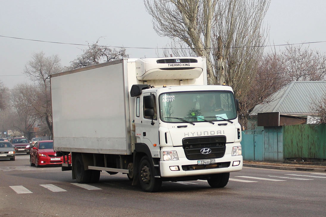 Алматы, № 334 HRA 02 — Hyundai Power Truck HD170