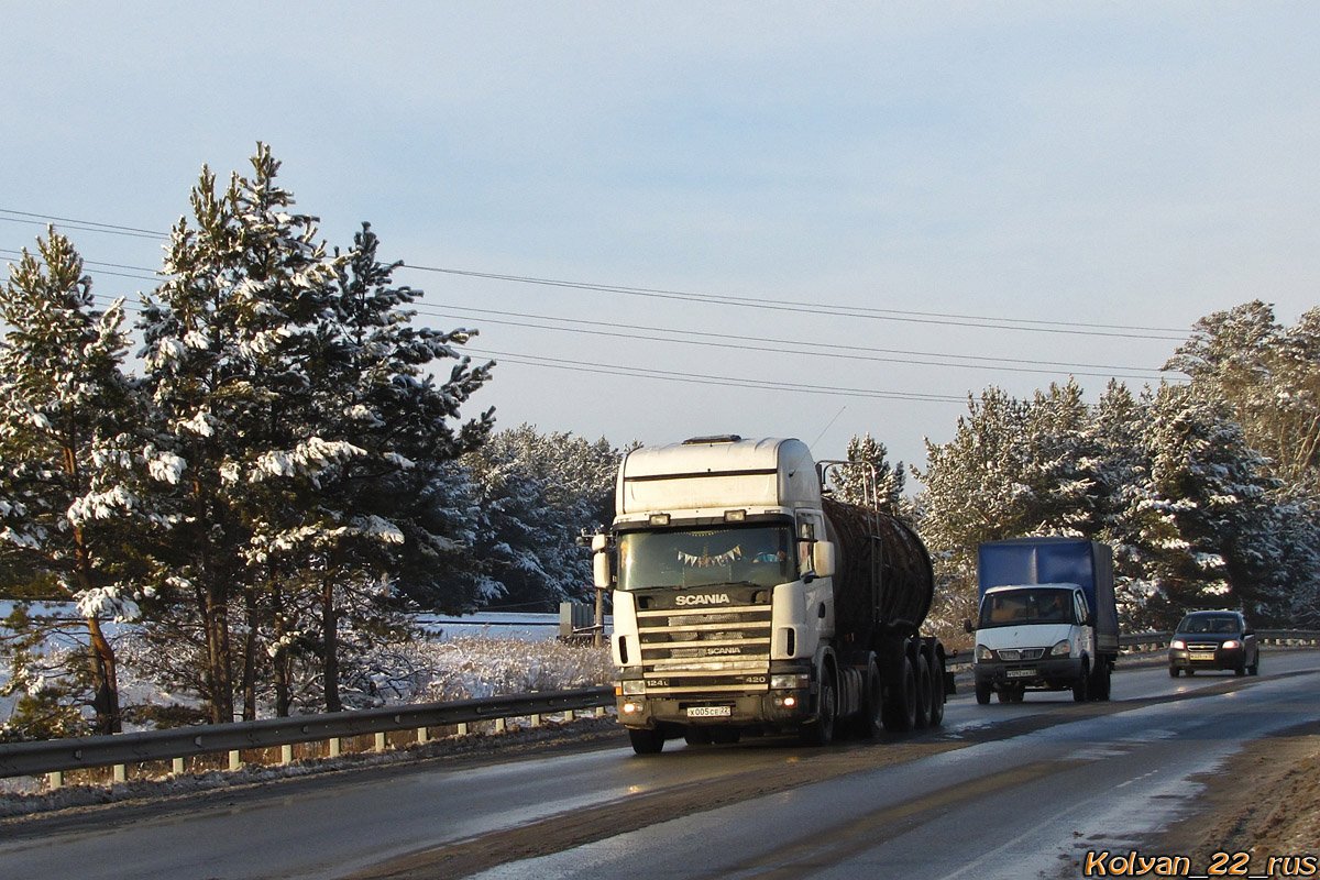 Алтайский край, № Х 005 СЕ 22 — Scania ('1996) R124L