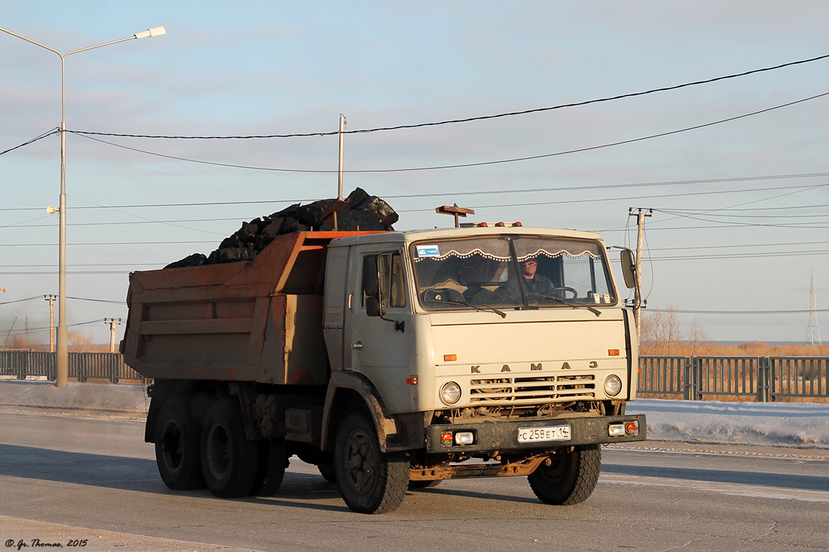 Саха (Якутия), № С 258 ЕТ 14 — КамАЗ-55111 [551110]