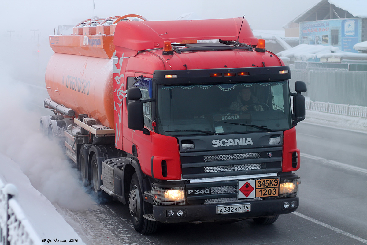 Саха (Якутия), № А 382 КР 14 — Scania ('1996) P340