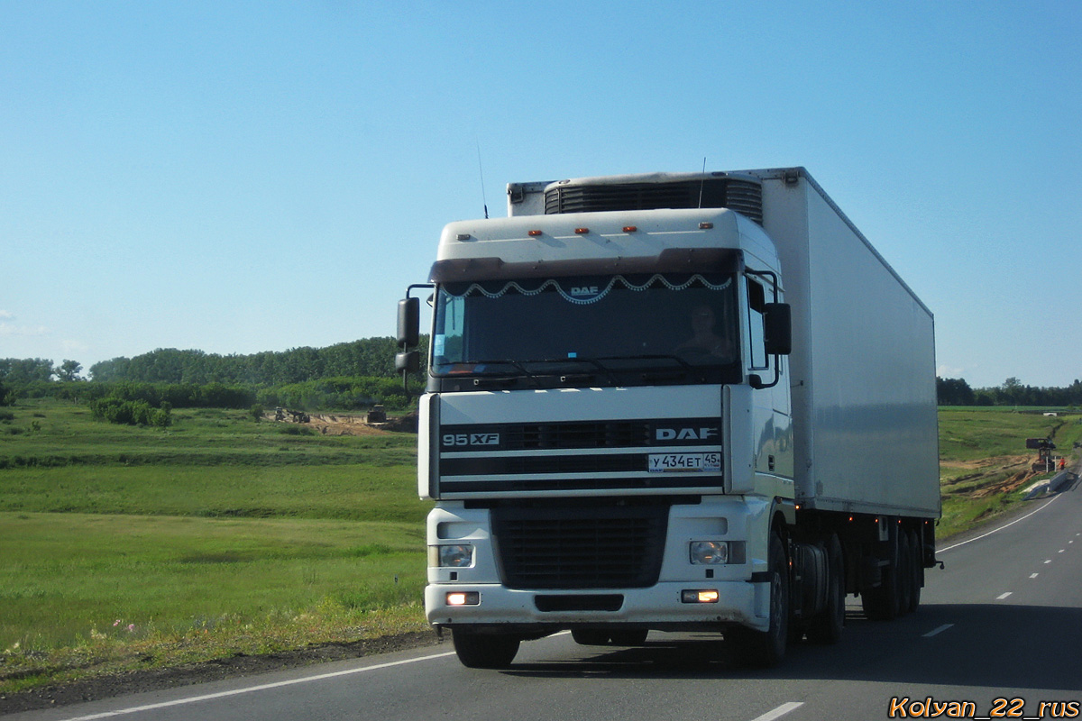 Курганская область, № У 434 ЕТ 45 — DAF 95XF FT