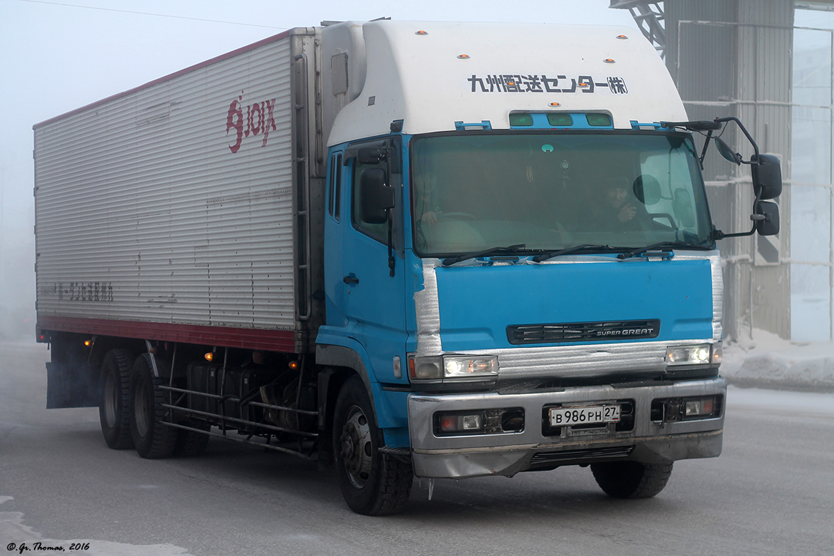 Хабаровский край, № В 986 РН 27 — Mitsubishi Fuso Super Great