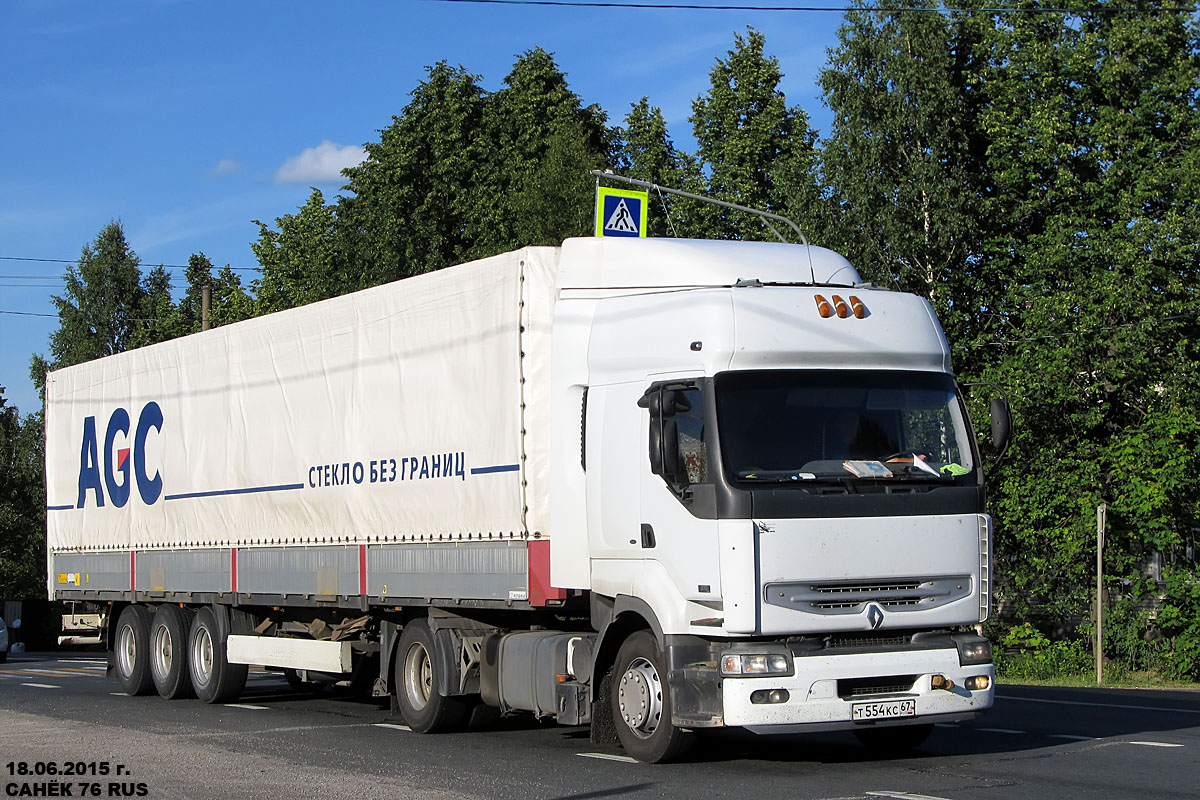 Смоленская область, № Т 554 КС 67 — Renault Premium ('2006)