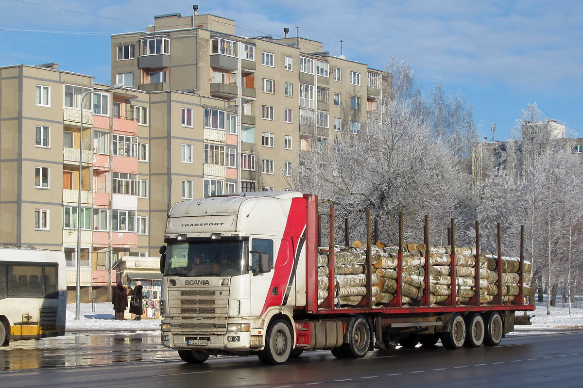 Литва, № FZL 525 — Scania ('1996) R164L