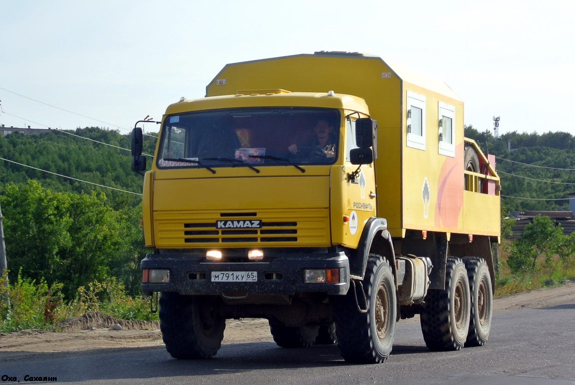 Сахалинская область, № М 791 КУ 65 — КамАЗ-43118-15 [43118R]