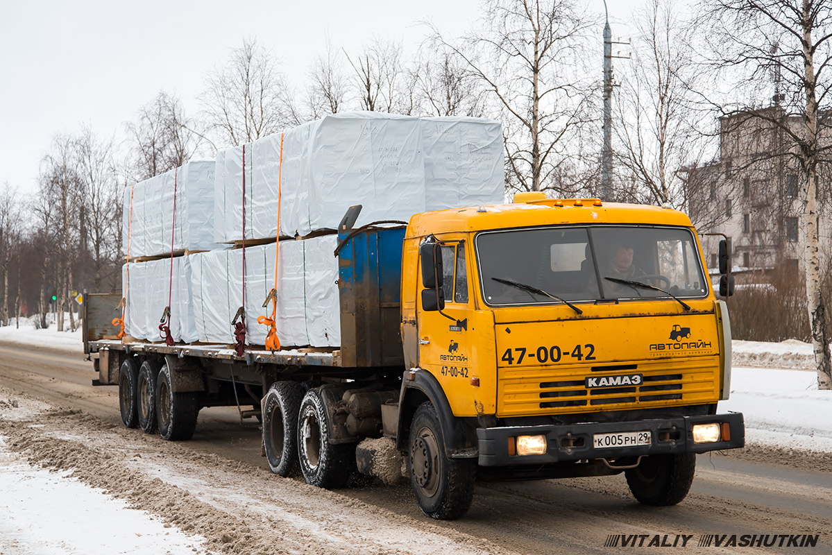 Архангельская область, № К 005 РН 29 — КамАЗ-54115-13 [54115N]