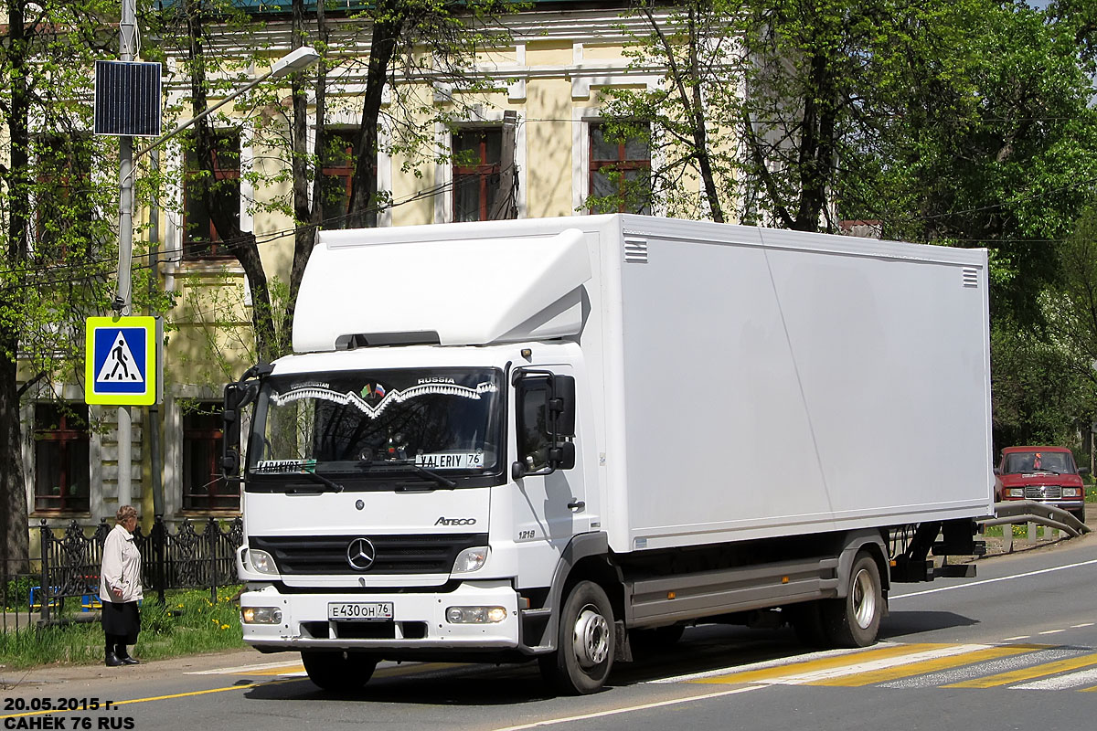 Ярославская область, № Е 430 ОН 76 — Mercedes-Benz Atego 1218