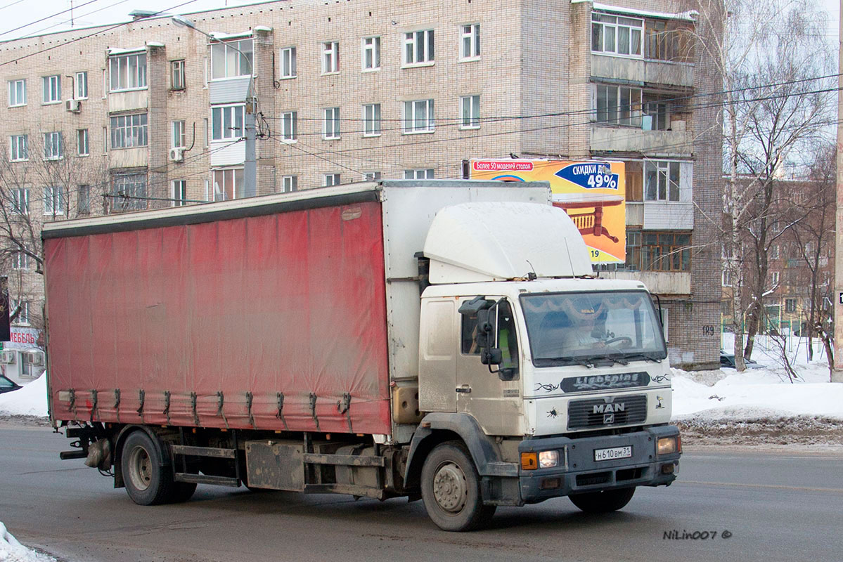 Белгородская область, № Н 610 ВМ 31 — MAN L2000 (общая модель)