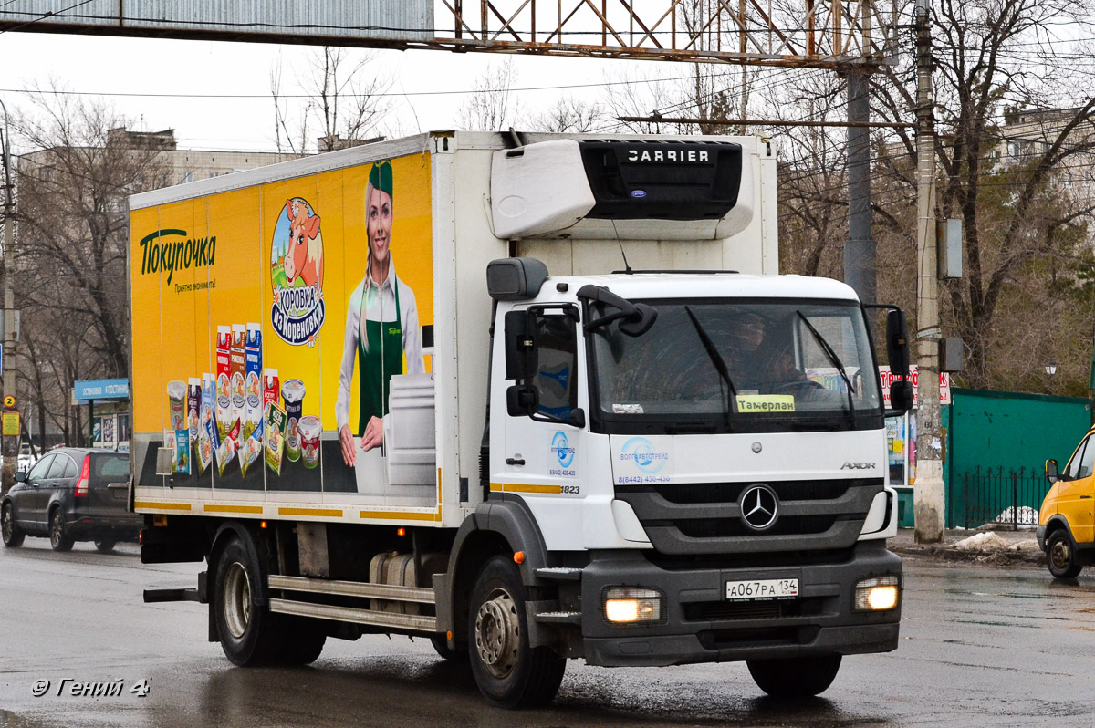 Волгоградская область, № А 067 РА 134 — Mercedes-Benz Axor 1823