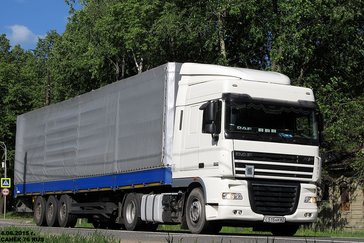 Смоленская область, № С 515 НК 67 — DAF XF105 FT