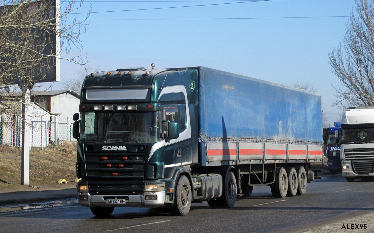 Днепропетровская область, № АЕ 9521 ЕМ — Scania ('1996) R124L