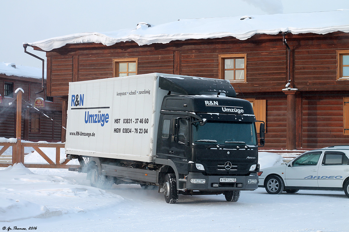 Кировская область, № Р 191 ОА 43 — Mercedes-Benz Atego 1218