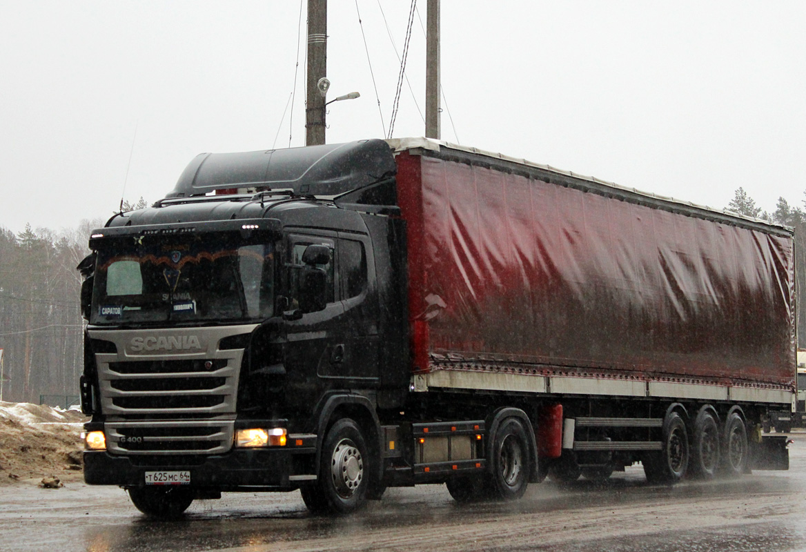 Саратовская область, № Т 625 МС 64 — Scania ('2009) G400