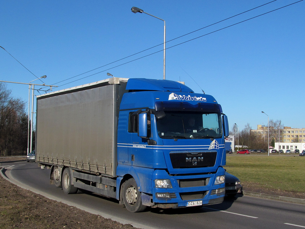 Литва, № DZA 824 — MAN TGX ('2007) 26.400