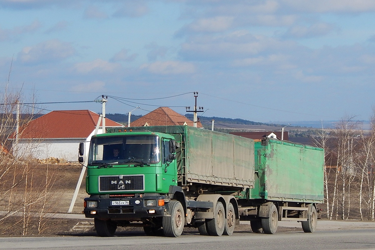 Воронежская область, № У 965 УК 36 — MAN F90 (общая модель)