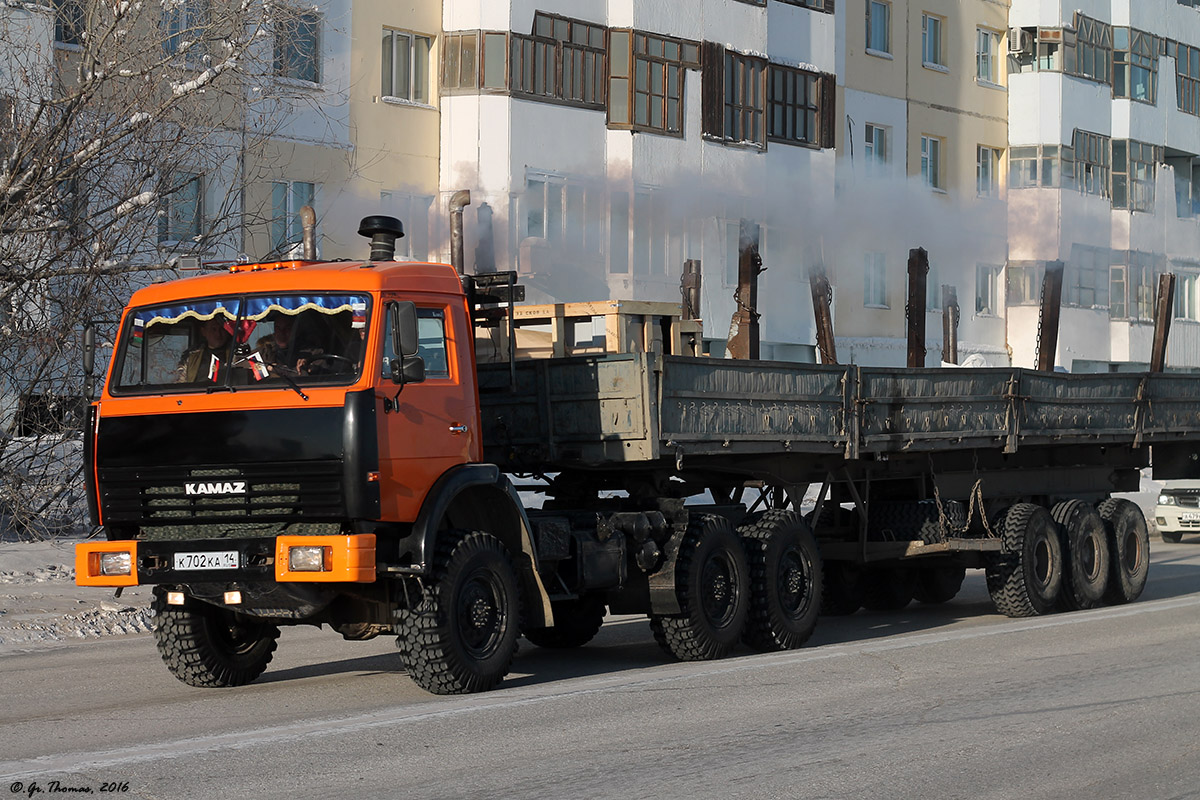 Саха (Якутия), № К 702 КА 14 — КамАЗ-44108 [441080]