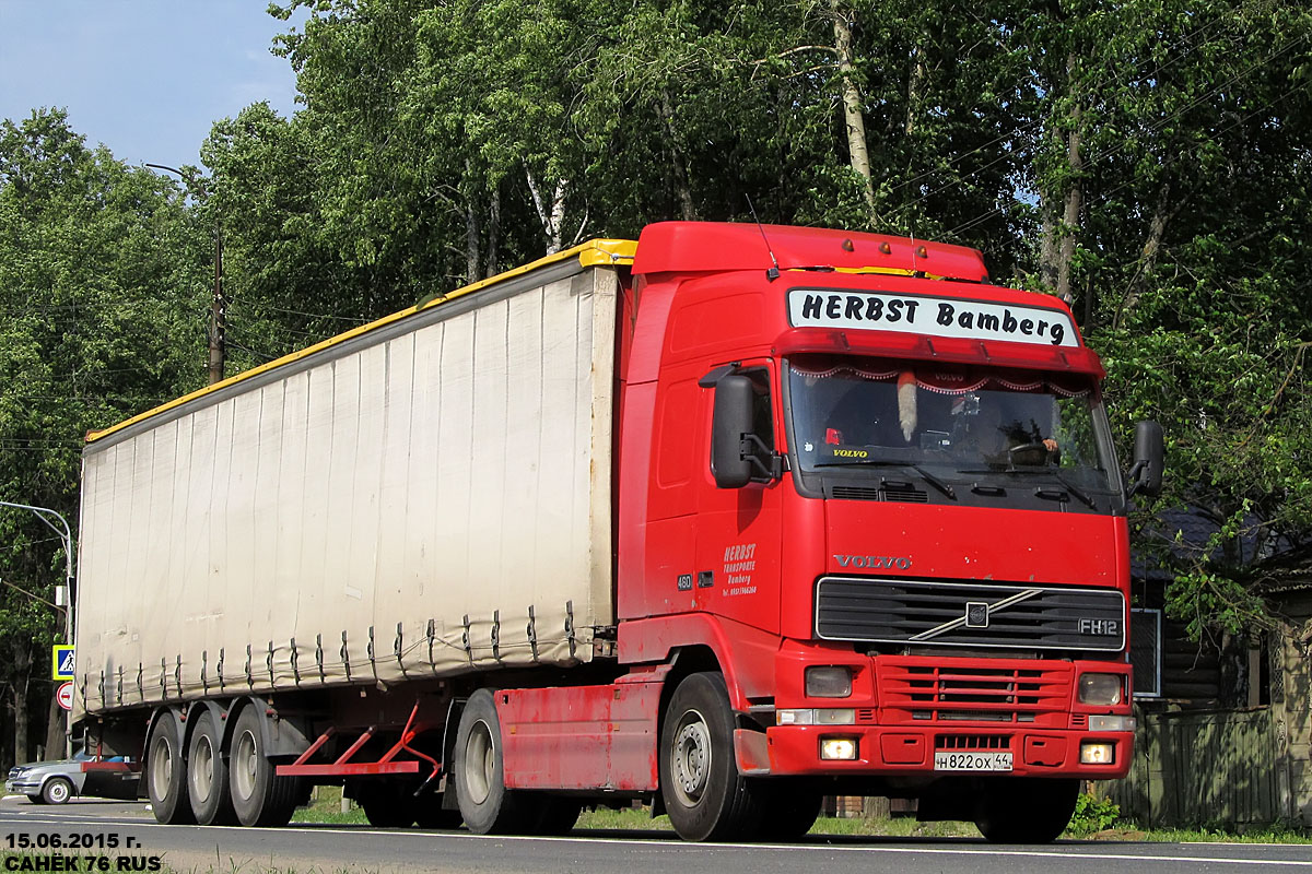 Костромская область, № Н 822 ОХ 44 — Volvo ('1993) FH12.460