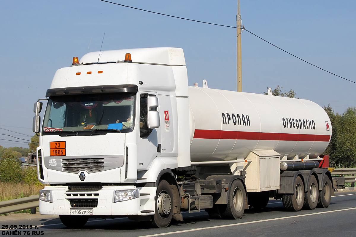 Костромская область, № Н 105 ХЕ 44 — Renault Premium ('2006)