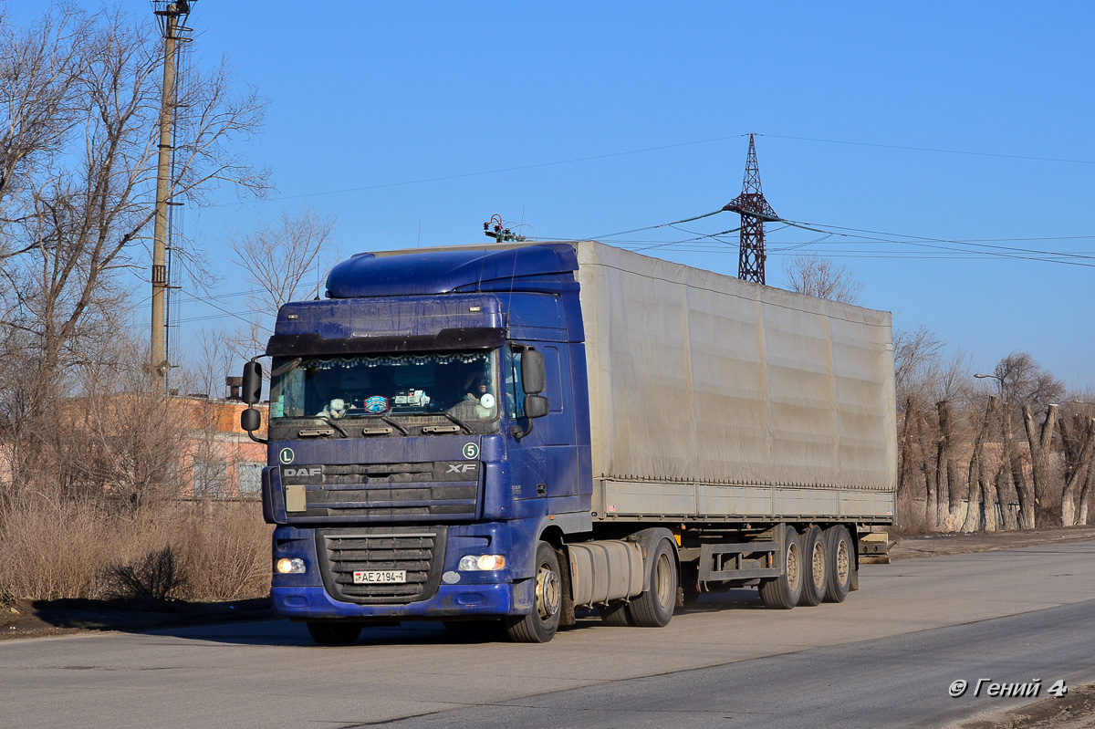 Брестская область, № АЕ 2194-1 — DAF XF105 FT