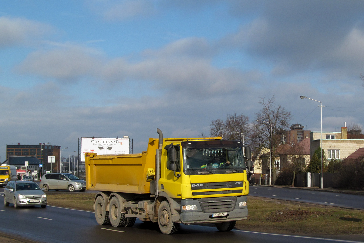 Литва, № HPM 243 — DAF CF85 FAT