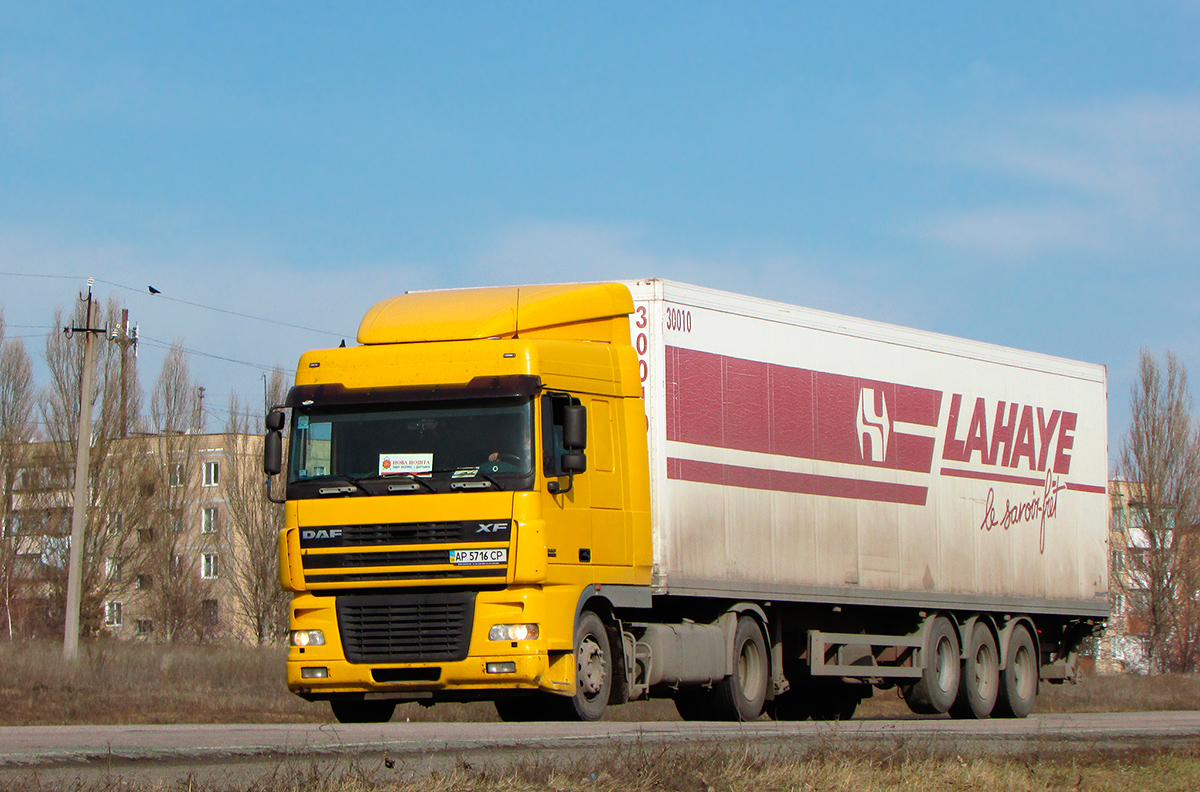 Запорожская область, № АР 5716 СР — DAF XF95 FT