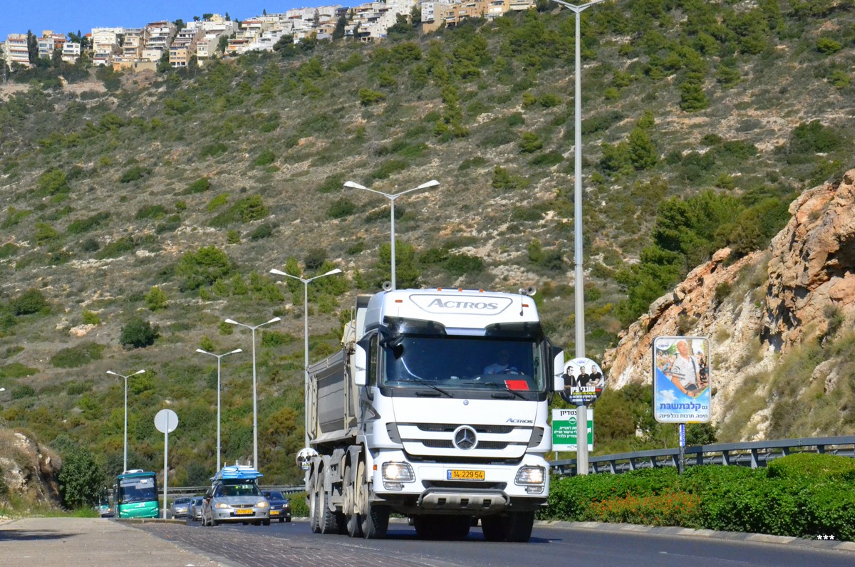 Израиль, № 14-229-54 — Mercedes-Benz Actros ('2009) 4144