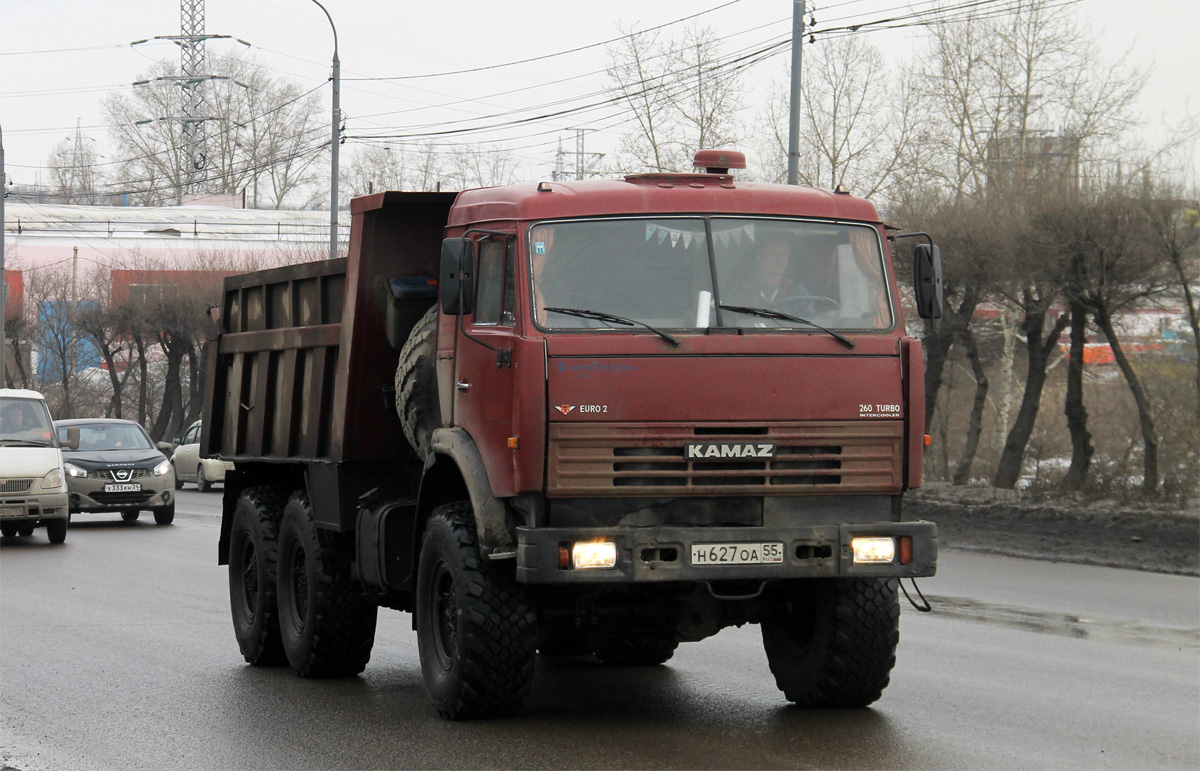 Омская область, № Н 627 ОА 55 — КамАЗ-43118 (общая модель)