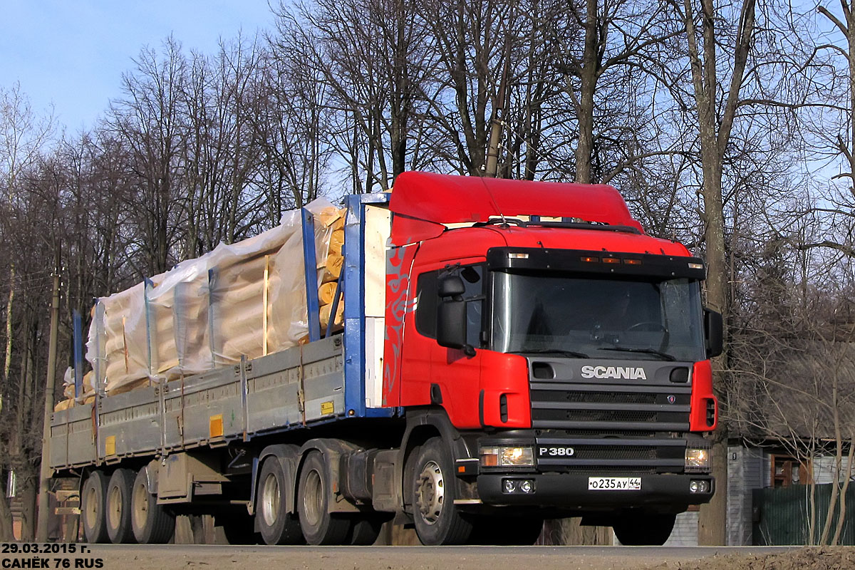 Костромская область, № О 235 АУ 44 — Scania ('1996) P380