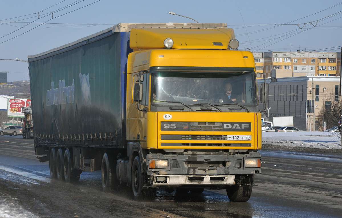 Свердловская область, № У 142 ТН 96 — DAF 95 FT